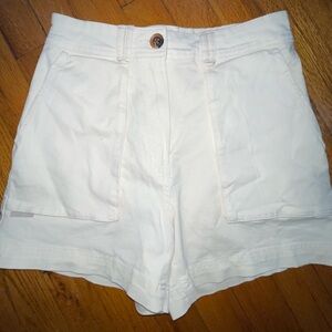 H&M Cream Casual Shorts